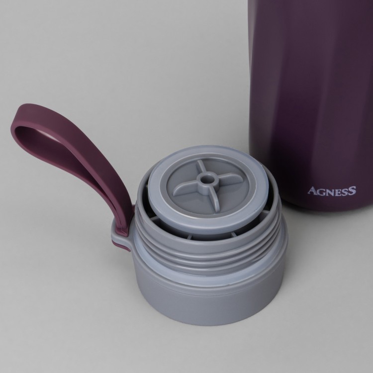 Термокружка curl grizzle  400 мл Agness (798-101)