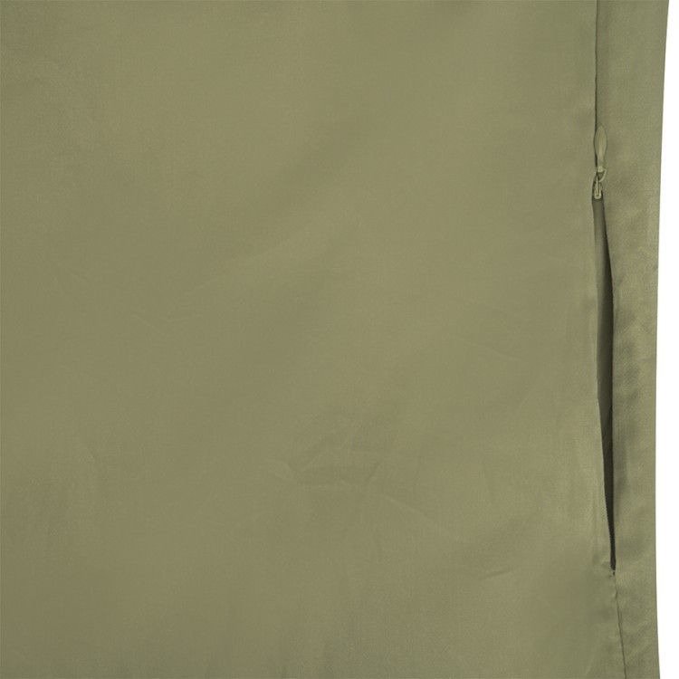Комплект постельного белья из сатина цвета шалфея с брашинг-эффектом из коллекции essential, 150х200 см (76085)
