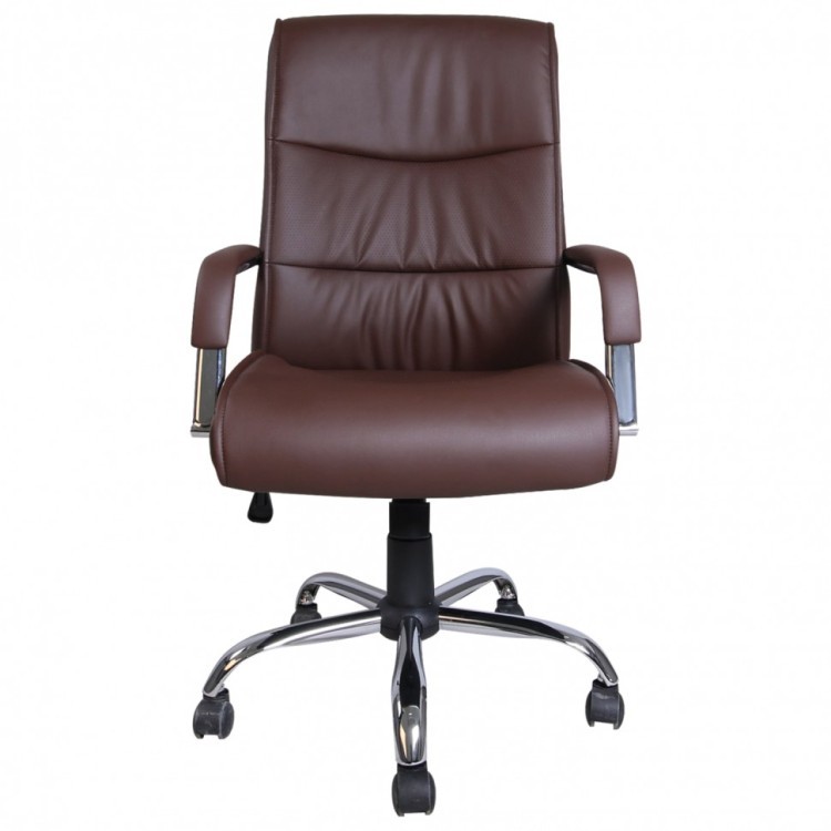Кресло офисное Brabix Space EX-508 экокожа коричневое 531164 (1) (84619)