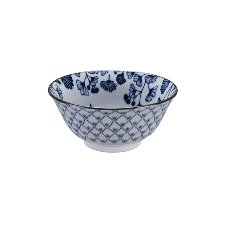 Чаша 16702, 15 см, фарфор, white, blue, TOKYO DESIGN