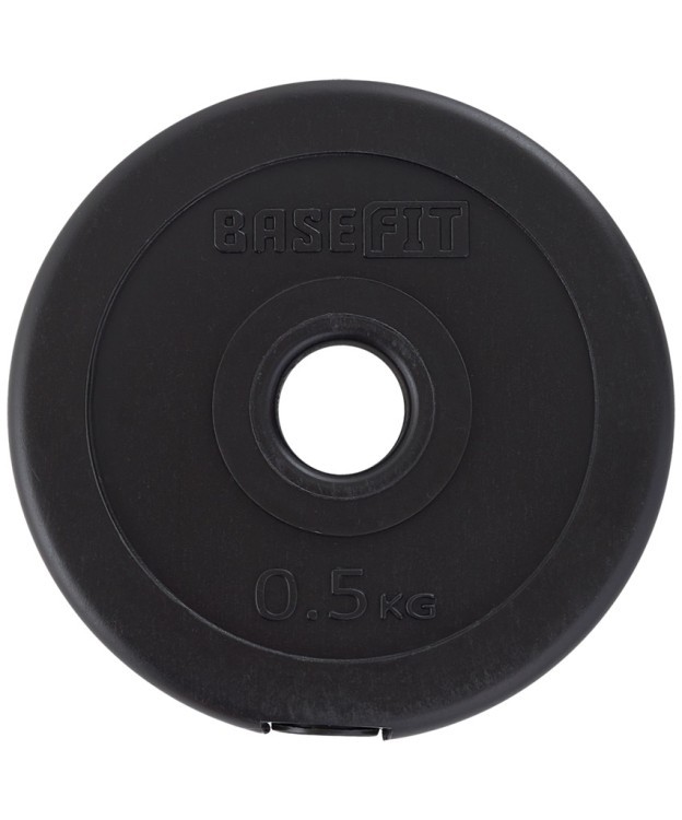 Диск пластиковый BB-203 0,5 кг, d=26 мм, черный (2103424)