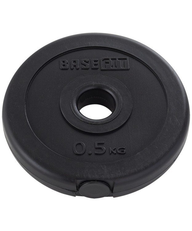 Диск пластиковый BB-203 0,5 кг, d=26 мм, черный (2103424)
