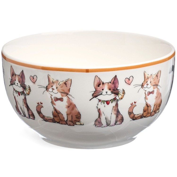 Набор для завтрака lefard "cats", 2 пр.: салатник 500мл, кружка 345мл Lefard (260-1054)