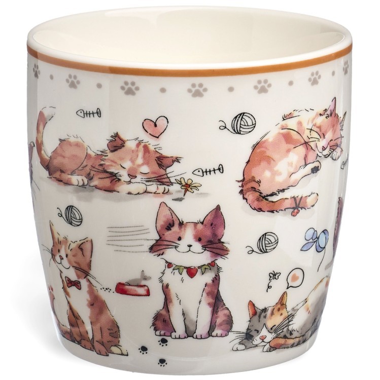 Набор для завтрака lefard "cats", 2 пр.: салатник 500мл, кружка 345мл Lefard (260-1054)