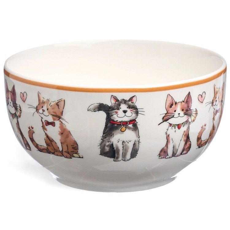 Набор для завтрака lefard "cats", 2 пр.: салатник 500мл, кружка 345мл Lefard (260-1054)