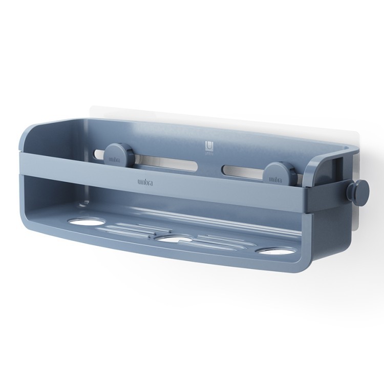 Органайзер для душа flex adhesive, голубой (79970)