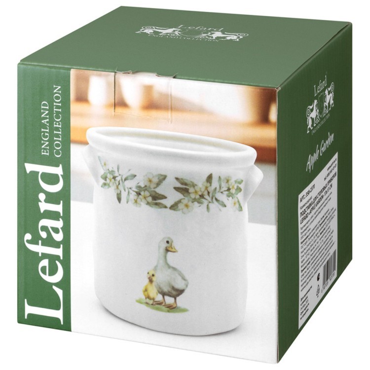 Подставка для столовых приборов lefard "apple garden" 13*13 см Lefard (358-2370)