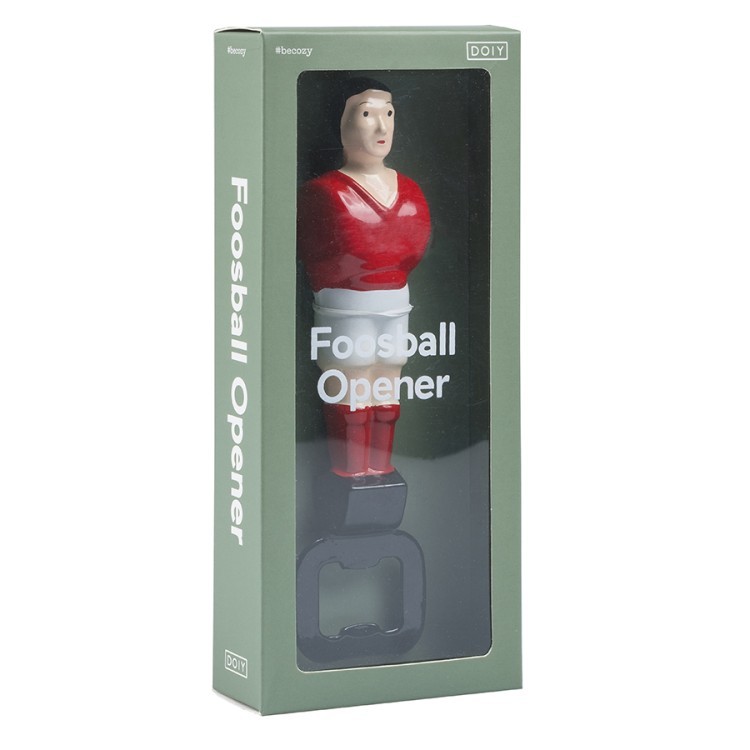 Открывалка для бутылок foosball, красная (78943)