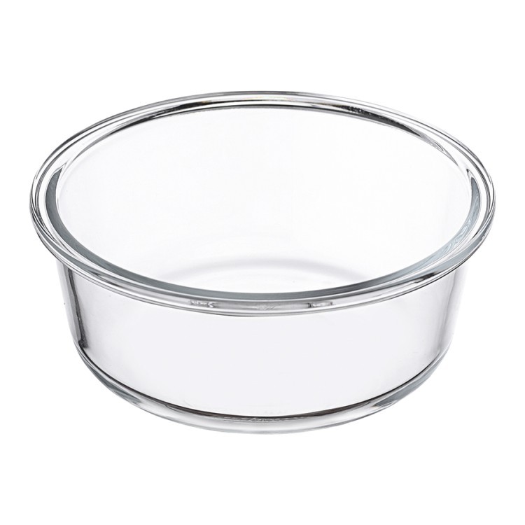 Контейнер для запекания и хранения круглый с крышкой, 650 мл, светло-серый (77788)