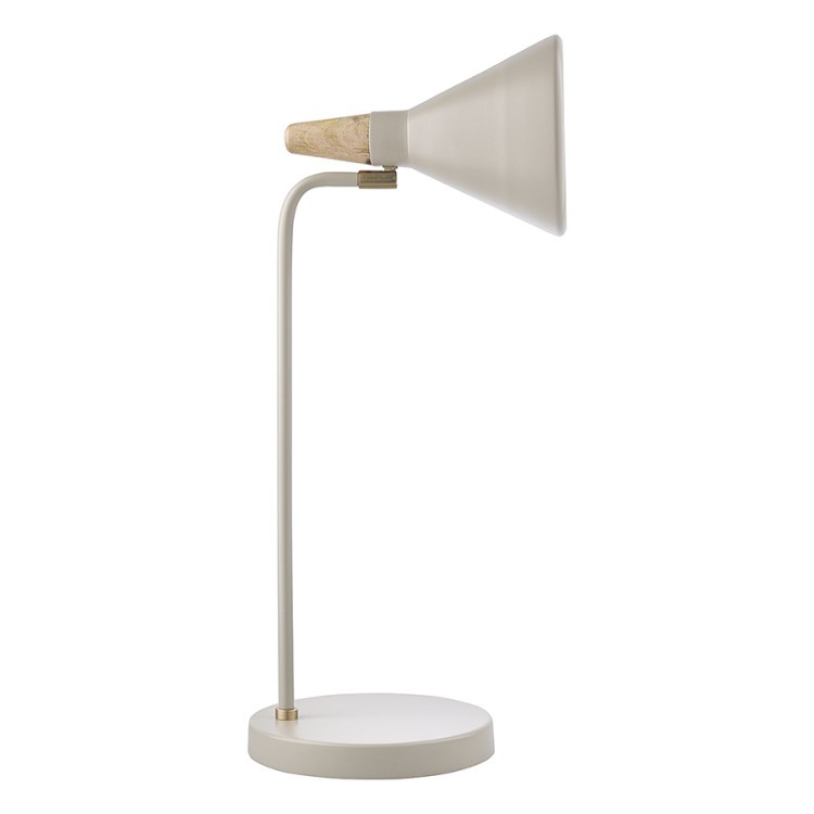 Лампа настольная thor, D25х57 см, бежевая (76866)