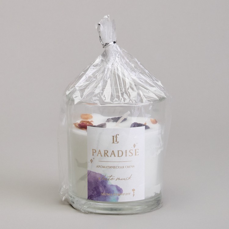 Свеча ароматизированная в стакане "paradise" white musk 8*9 см мал.= 9шт. Lefard (605-104) Свеча ароматизированная в стакане "paradise" white musk 8*9 см мал.= 9шт. Lefard (605-104)