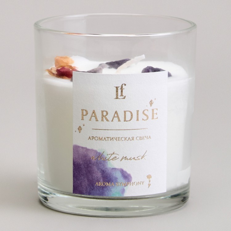 Свеча ароматизированная в стакане "paradise" white musk 8*9 см мал.= 9шт. Lefard (605-104) Свеча ароматизированная в стакане "paradise" white musk 8*9 см мал.= 9шт. Lefard (605-104)