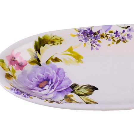 Блюдо сервировочное 28,2х14,5х3,5см Очарование доломит LR (60244)