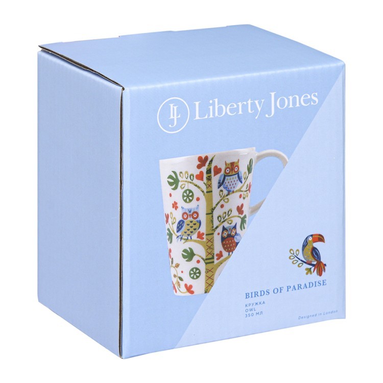 Кружка owl из коллекции birds of paradise в подарочной упаковке, 350 мл (76685) Кружка owl из коллекции birds of paradise в подарочной упаковке, 350 мл (76685)