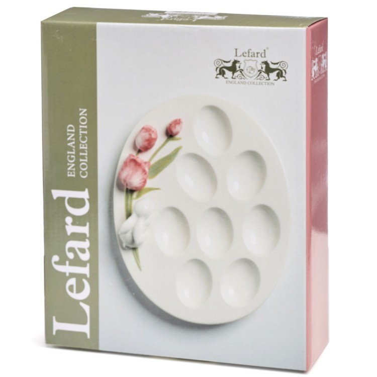 Блюдо для 8 яиц lefard "sunday" 23*21*5,5 см Lefard (58-1054)