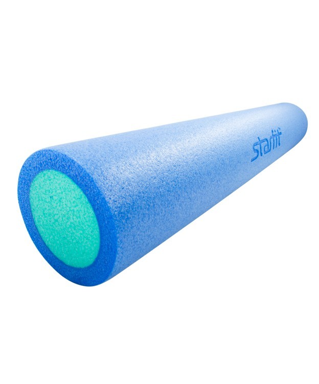 Ролик для йоги и пилатеса FA-502, 15х90 см, синий/голубой (78651)