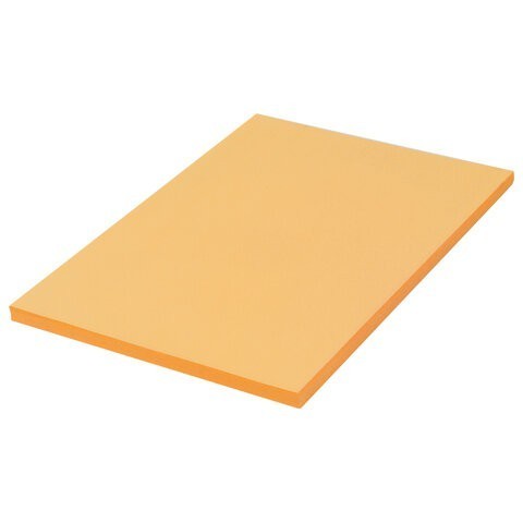 Бумага цветная для принтера Brauberg А4 80 г/м2 100 листов оранжевая 112457 (3) (85738)