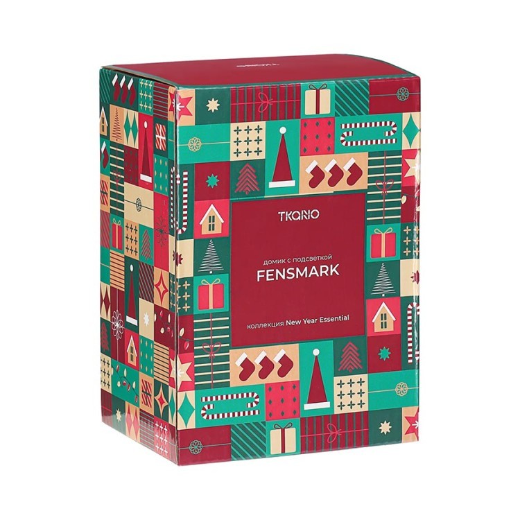 Домик с подсветкой fensmark из коллекции new year essential, 15 см (79417)