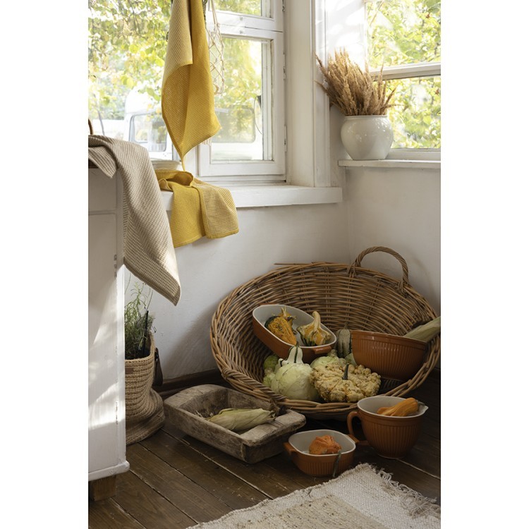 Миска soft ripples, 3,9 л, карамельная (75098)