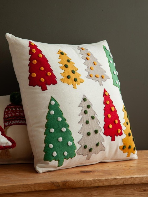 Чехол на подушку jolly forest из коллекции new year essential, 45х45 см (79796)