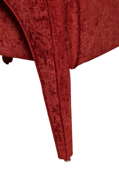 Кресло темно-красный бархат 75х78х80 (TT-00000938)