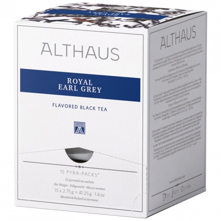 Чай ALTHAUS Royal Earl Grey черный 15 пирамидок по 2,75 г 622901 (1) (95820)