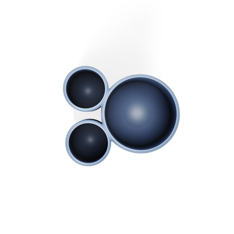 Стакан для зубных щеток touch, синий (79163)