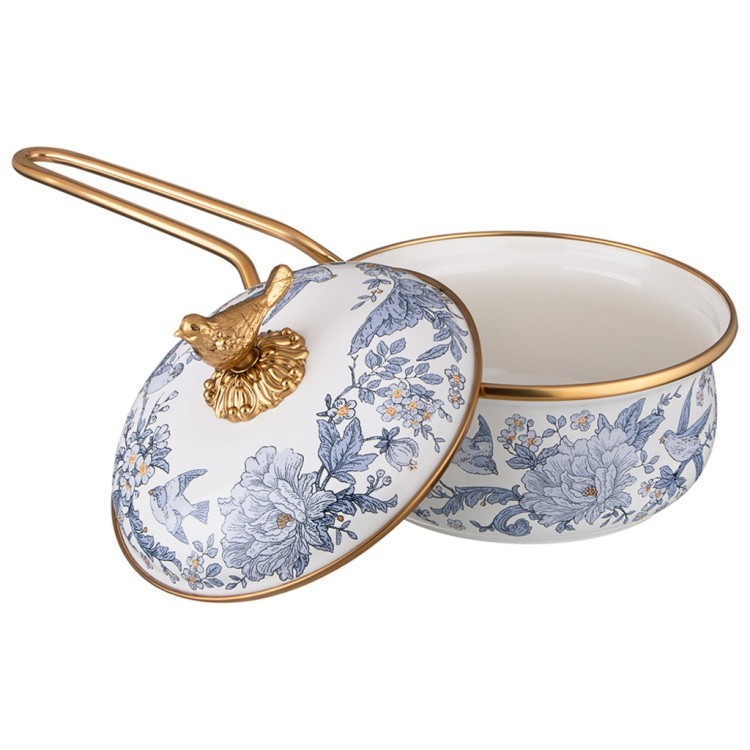 Набор посуды lefard серия royal garden 6пр: кастрюли 2,1л+2,8л (16+18см) и ковш 0,9л (14 см) Lefard (950-781)