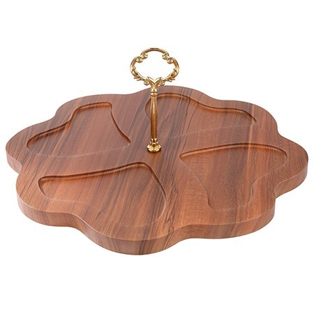 Менажница на подставке 4 блюда 5пр керамика LR (90029-135)