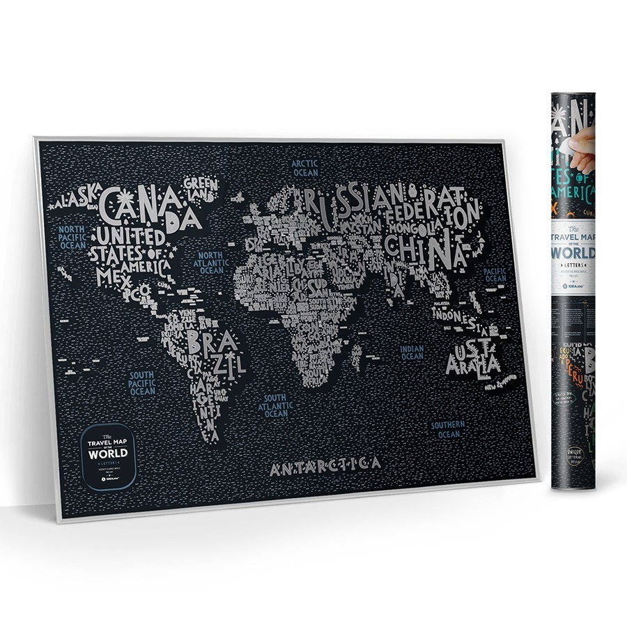 Скретч карта книги