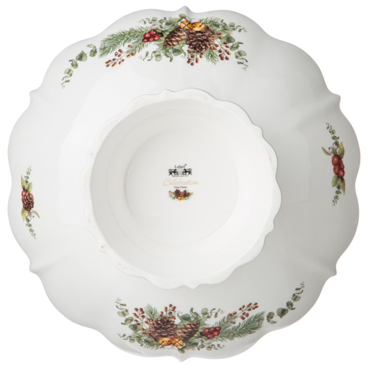 Ваза на ножке lefard "celebration" 26*26*9,5 см (54-619-11) 