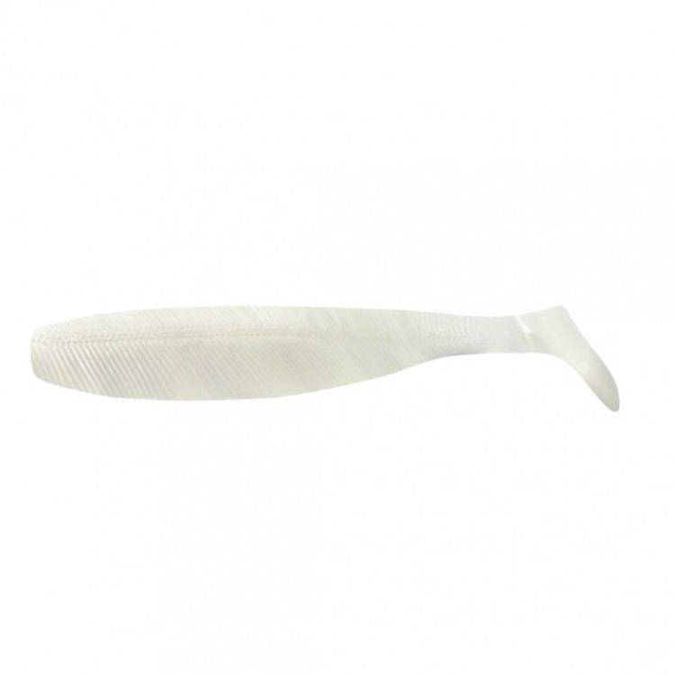 Виброхвост Yaman PRO Sharky Shad, р.5,5 inch, цвет #01 - White (уп 5 шт.) YP-SS55-01 (87908)