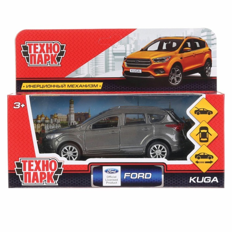 Машина инерционная Технопарк Ford Kuga 12 см KUGA-GY, 265823 (65611)