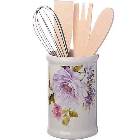 Подставка с кухонными приборами Очарование дол/дер/жел LR (60246)