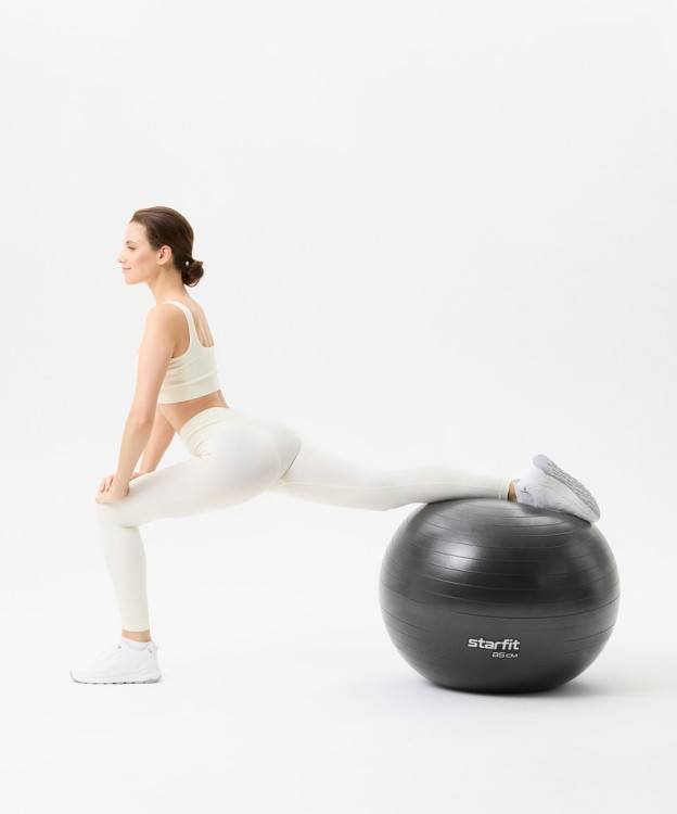 БЕЗ УПАКОВКИ Фитбол Starfit GB-111 антивзрыв, 1500 гр, с ручным насосом, черный, 85 см (2131905) БЕЗ УПАКОВКИ Фитбол Starfit GB-111 антивзрыв, 1500 гр, с ручным насосом, черный, 85 см (2131905)