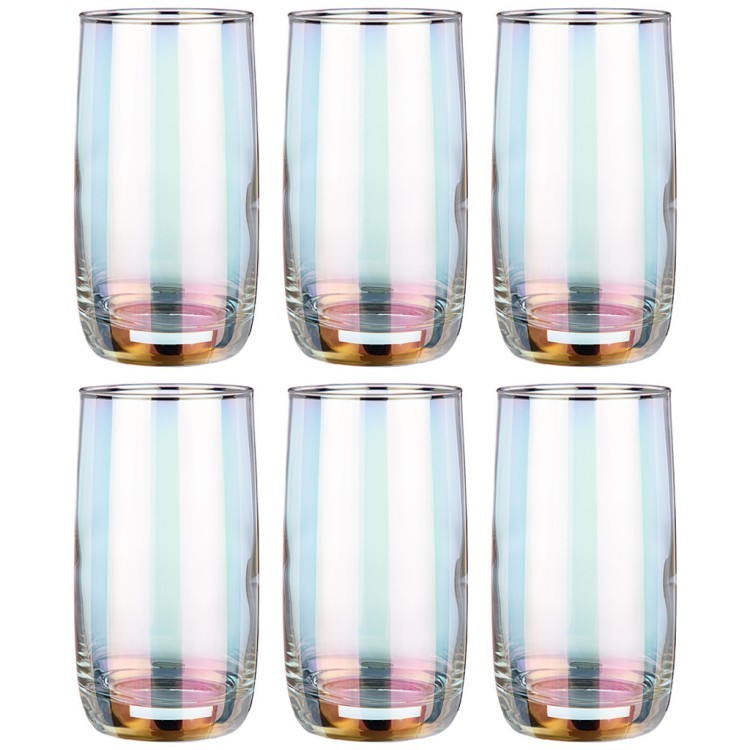Набор стаканов из 6 шт "лиловая дымка" 330 мл Акционерное Общество (194-529)