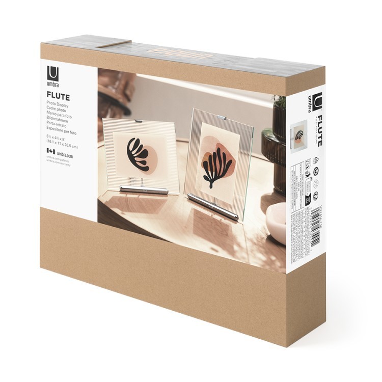 Фоторамка flute, 16х20 см, хром (79972)