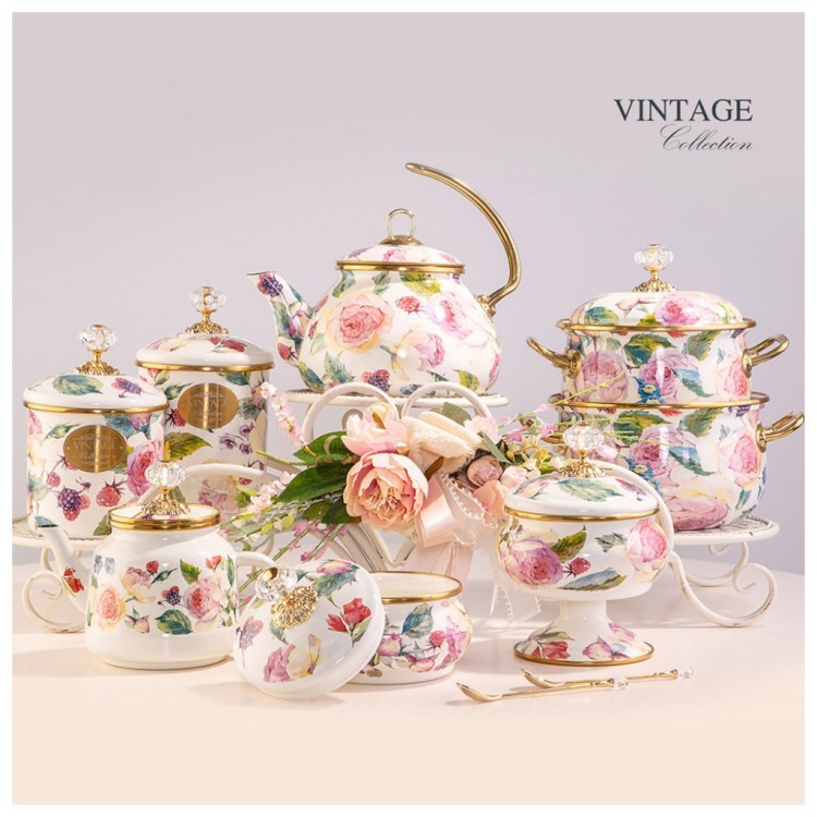 Дуршлаг lefard эмалированный, серия винтаж, 22*13 см Lefard (950-712)