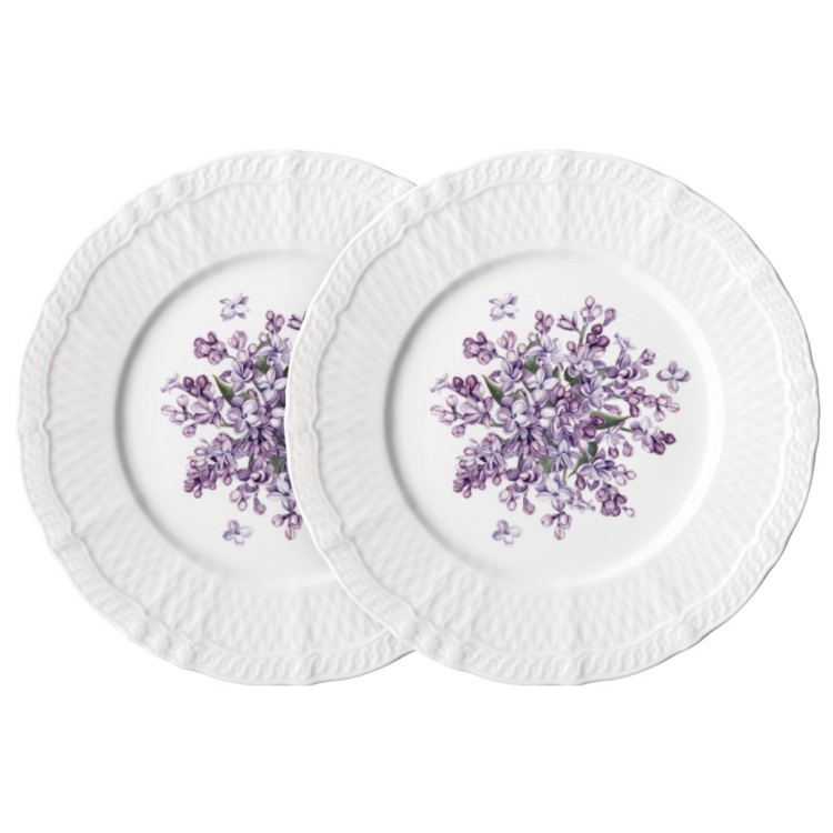 Набор тарелок закусочных lefard  "lilac" 2 шт. 20,5 см Lefard (760-848)