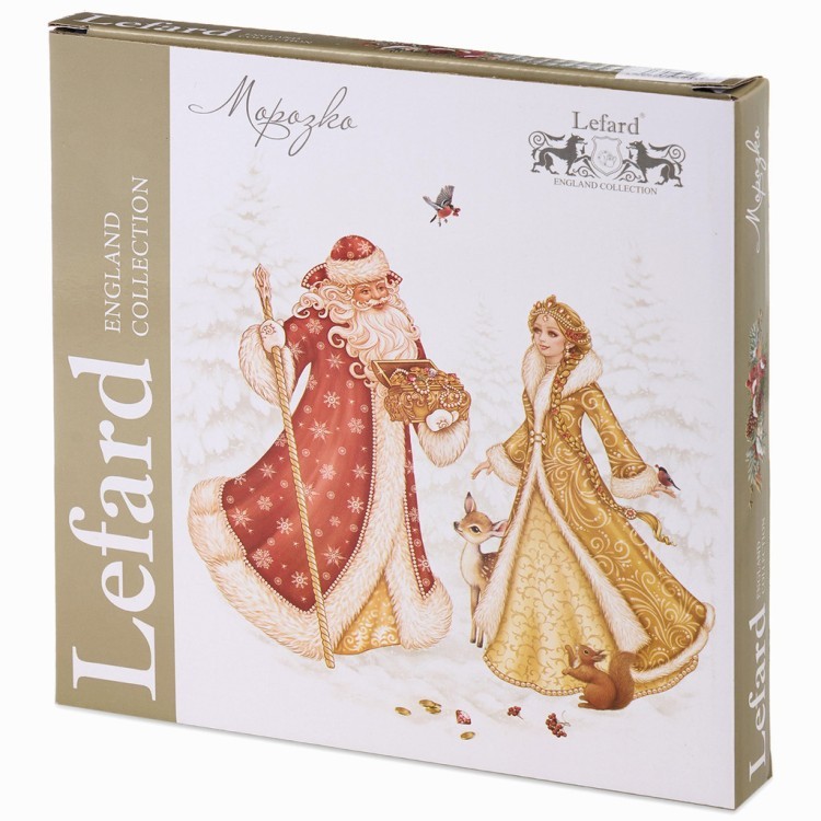 Тарелка закусочная lefard "морозко" 20,5 см  Lefard (85-2037)