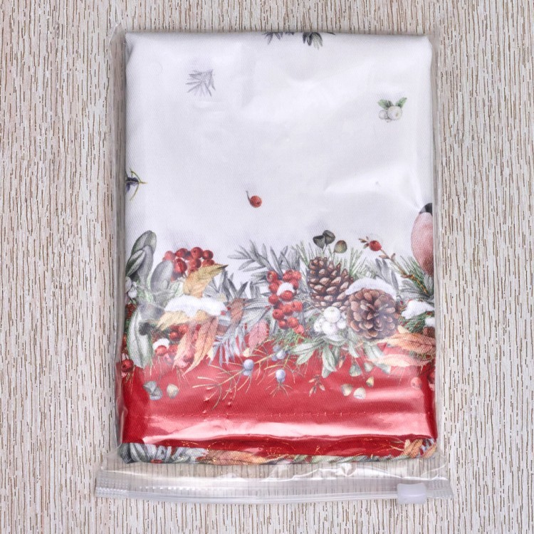 Набор салфеток из 2-х шт "морозко.снегири",40х40см, 100% хлопок,красный,твил, Lefard (850-745-8)