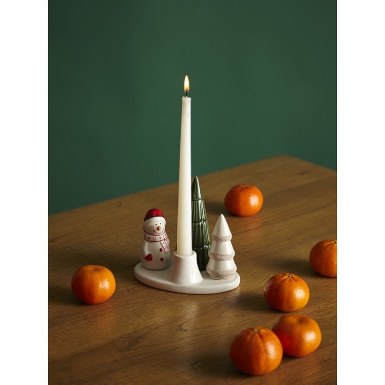 Подсвечник новогодний enchanted forest из коллекции new year essential, 14 см (78342) Подсвечник новогодний enchanted forest из коллекции new year essential, 14 см (78342)