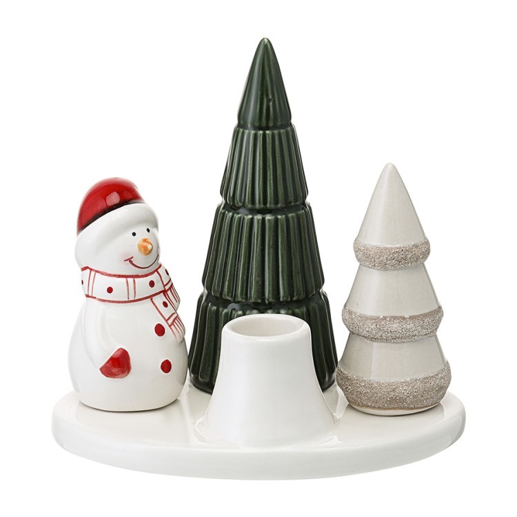 Подсвечник новогодний enchanted forest из коллекции new year essential, 14 см (78342) Подсвечник новогодний enchanted forest из коллекции new year essential, 14 см (78342)