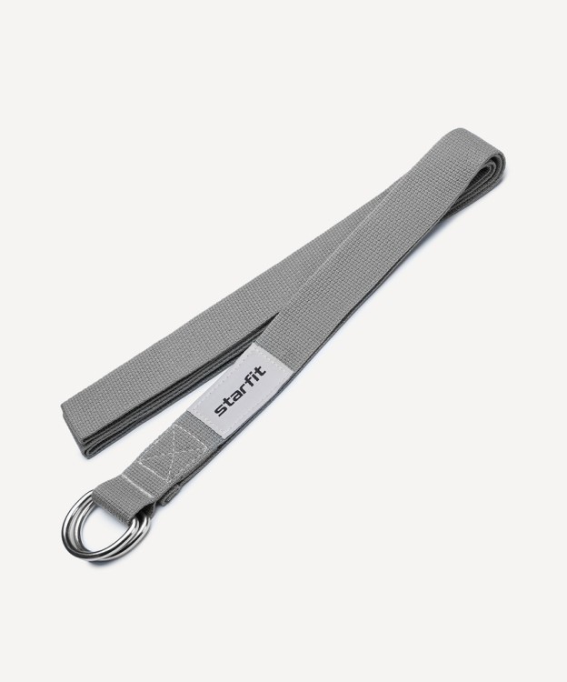 Ремень для йоги YB-100 240 см, темно-серый (2113734) Ремень для йоги YB-100 240 см, темно-серый (2113734)