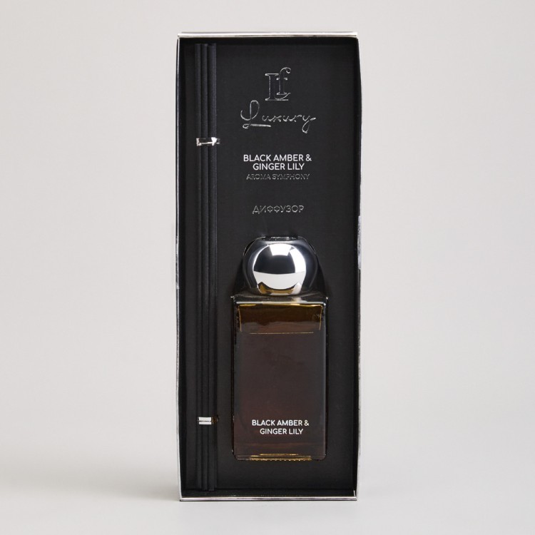 Диффузор ароматический "luxury" black amber&ginger lily 100 мл Lefard (605-115) Диффузор ароматический "luxury" black amber&ginger lily 100 мл Lefard (605-115)