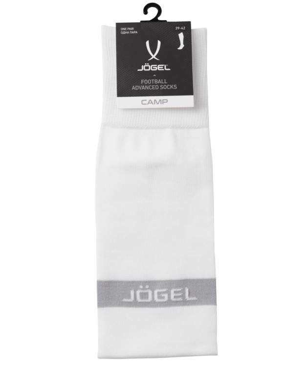 Гетры футбольные JÖGEL CAMP ADVANCED SOCKS 00, белый/серый (2129115)