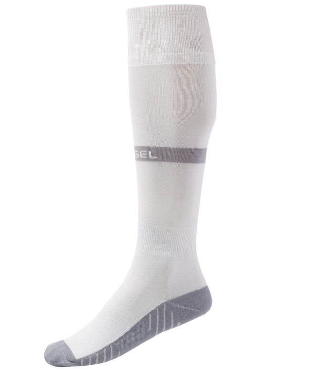 Гетры футбольные JÖGEL CAMP ADVANCED SOCKS 00, белый/серый (2129115)