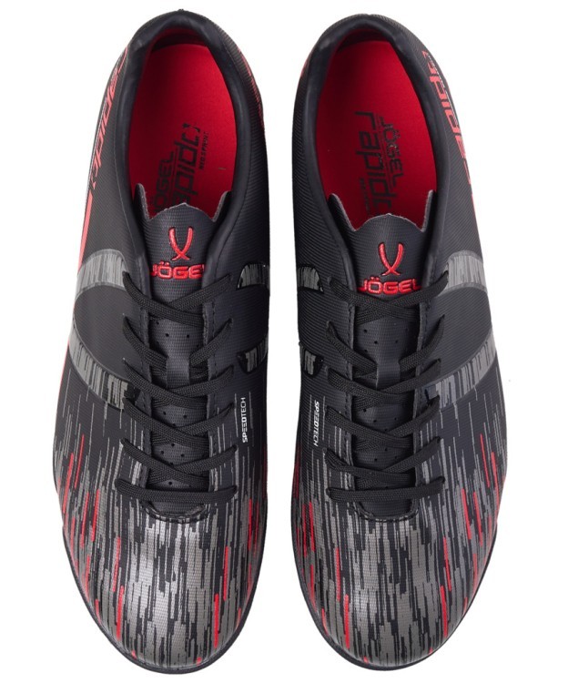 БЕЗ УПАКОВКИ Бутсы многошиповые JÖGEL Rapido TF Black/grey (2131923) БЕЗ УПАКОВКИ Бутсы многошиповые JÖGEL Rapido TF Black/grey (2131923)