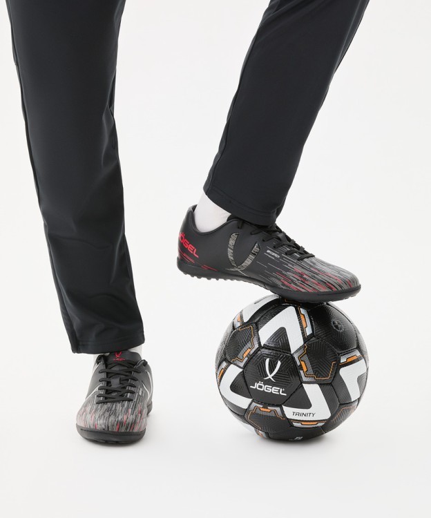 БЕЗ УПАКОВКИ Бутсы многошиповые JOGEL Rapido TF Black/grey (1586513)
