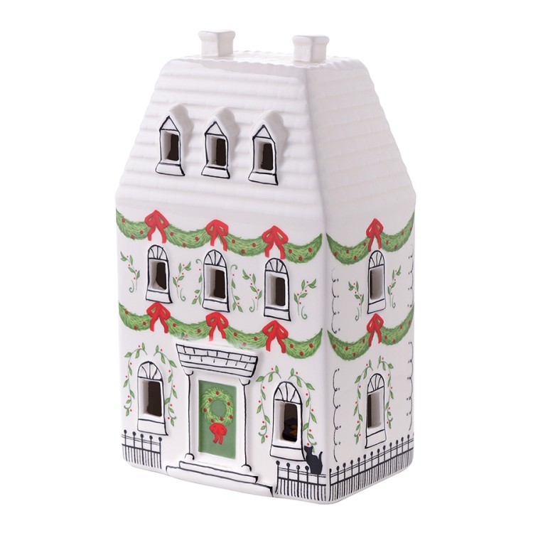 Домик с подсветкой olgod из коллекции new year essential, 19см (79420)